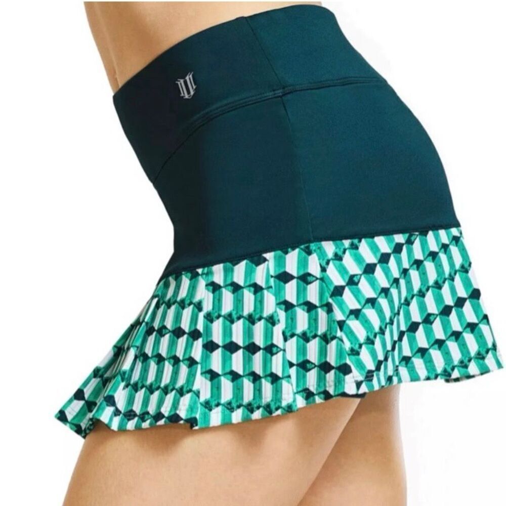 ELEVEN by Venus Williams All That Flutters Tennis Skirt size Large Retro in